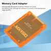 MX4SIO SIO2SD Memory Card Adapter for Game Consoles, TF Card Reader Adapter for FAT Console, Replacement Memory Card Reader(Orange)