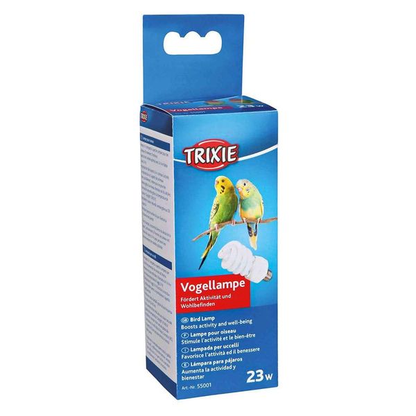 Trixie Bird Lamp UV full spectrum compact lamp for ornamental birds kept indoors