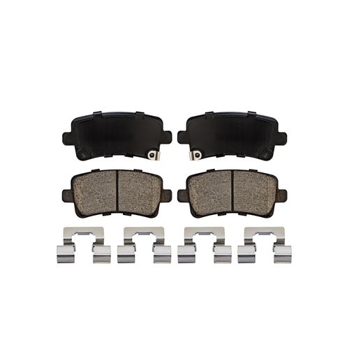 Detroit Axle - Rear Brake Pads for Chevy Impala Malibu Malibu Limited Buick Allure LaCrosse Regal Cadillac XTS Saab 9-5, Ceramic Brake Pads w/Hardware Replacement