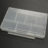 Lightning Parts, Clear Case, Small Storage Case, Plastic, 0.4 inch (1 cm) Thick, 7 Divided
