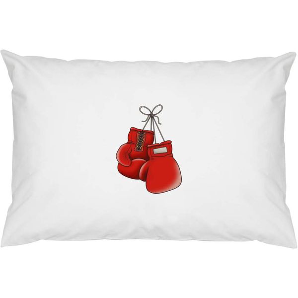 2 x 'Boxing Gloves' Cotton Pillow Cases (PW00010779)