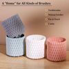 OWAYOTO Makeup Brush Holder Rotatable Makeup Brush Organiser Cup Makeup Container Storage Blue