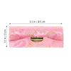 Healifty 3PCS Lipstick Case Classic Woven Satin Lipstick Holder Cosmetic Storage Organizer with Mirror for Women Girls