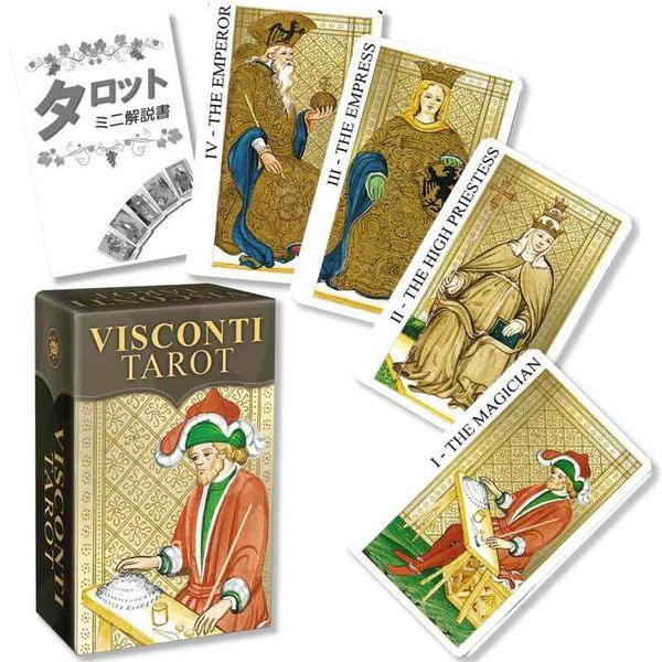 Visconti Tarot Mini The oldest tarot card with tarot fortune telling commentary [Lo Scarabeo]