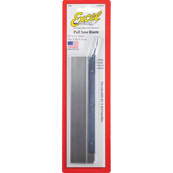 Excel Pull Saw Blade, 1-1/4-Inch Deep, 46 Teeth Per Inch