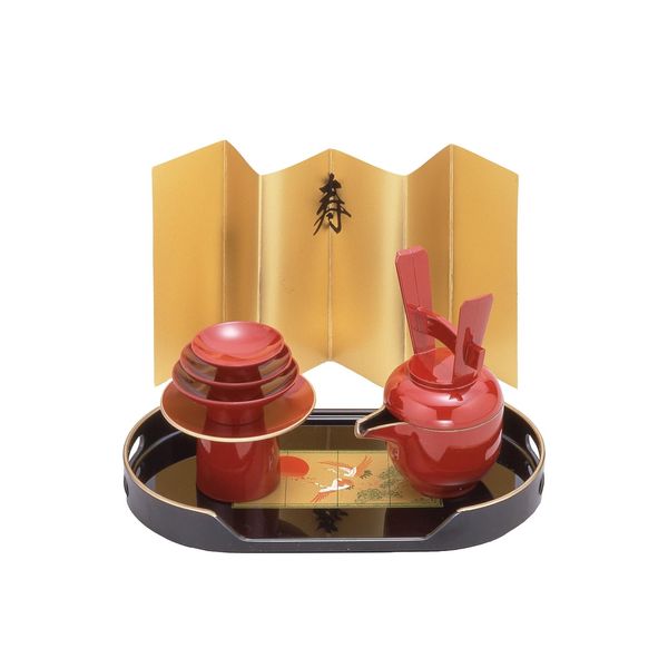 Sakai Sangyo Mini Slaughter Sozo Sozo Sake Slaughter Otoso Otoso Slaughter Set, Celebration, New Year's Day, New Year's Day, New Year's Day, New Year's Day, Sake Set, New Year, Decoration, Entrance,