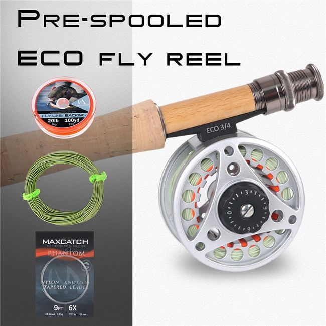 Maxcatch Saltwater Predator Fly fishing Rod and Reel Combo Full