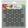 Crafters Workshop Template 6-inch x 6-inchRetrobursts