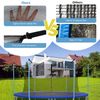 8FT Trampoline Replacement Safety Enclosure Net Weather-Resistant