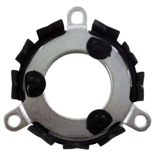 Woodgrain & Cushion Grip Steering Wheel Horn Button Mount - Contact