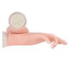Manicure Practice Hands & Fingers Nail Hand Practice Model Flexible Movable Soft Plastic Hand for Fake Nail Art Starter Training (Brown)
