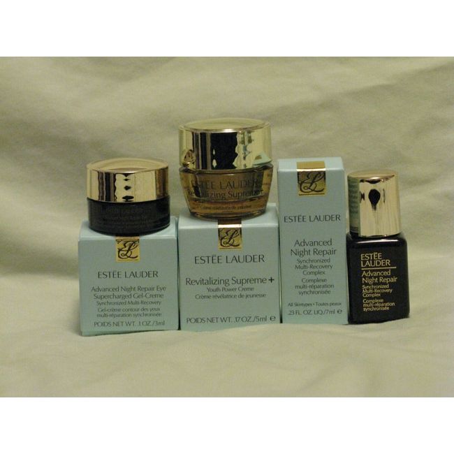 Estee Lauder Revitalizing Supreme Creme, Serum & Night Eye Travel Sz Trio NIB