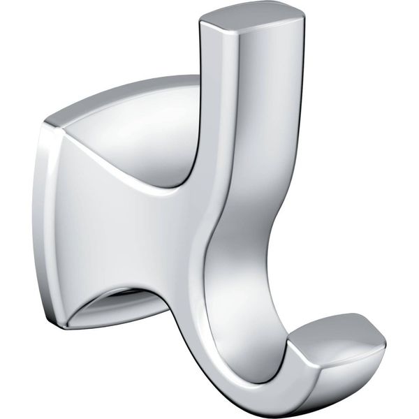 Moen YB5103CH Voss Double Robe Hook, Chrome