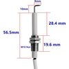 Igniter Ceramic Electrode Replacement Part .27.56-Inch Ignitor Wire &Ce