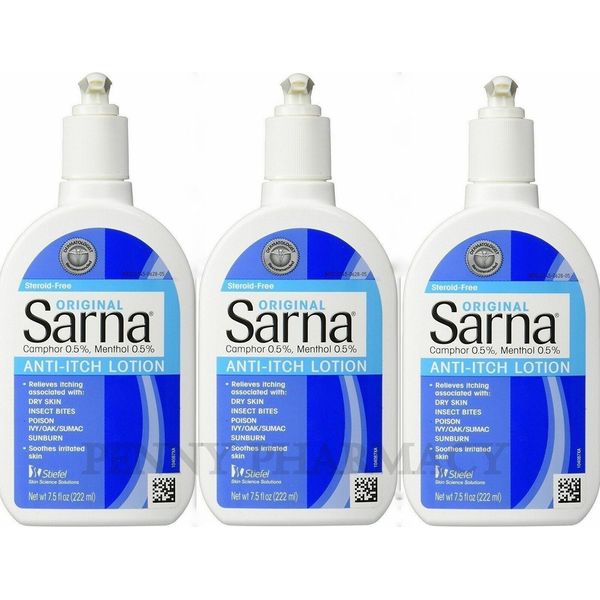 Sarna Original Anti-Itch Lotion 7.5oz ( 3 pack )  ^