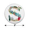 Letter S Floral Monogram Initial Kitchen Refrigerator Locker Button Magnet