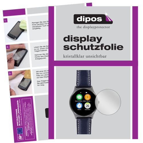 Screen Protector for watch 27.5 mm diameter Protection Crystal Clear dipos