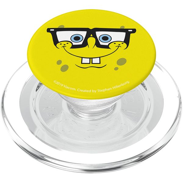 Nickelodeon SpongeBob SquarePants Nerd Glasses Face PopSockets MagSafe PopGrip for iPhone