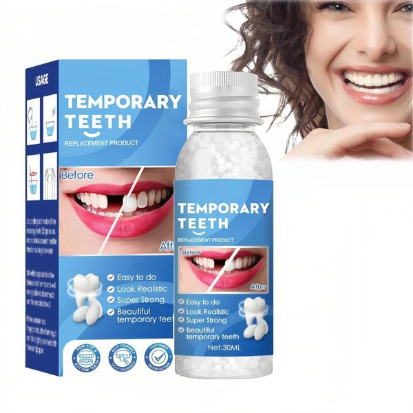 Temporary Filling Repair Kit - Fix Broken or Missing Teeth, Bridge Gaps, Replace Chipped Teeth with False Teeth and Fillers