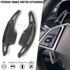 For Chevy Camaro 2016-up Twill-Weave Carbon Steering Wheel Paddle Extended Shift