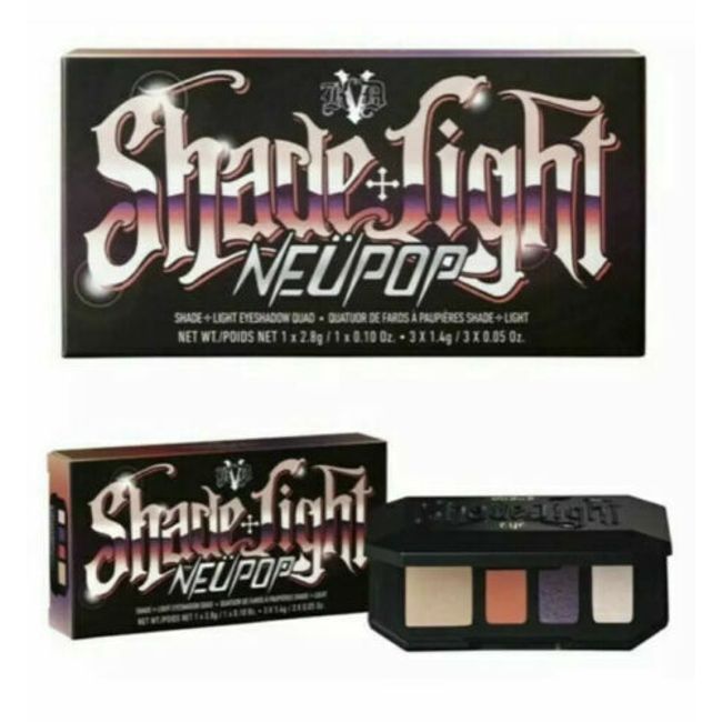 KAT VON SHADE+LIGHT KITTEN NEUPOP EYESHADOW QUAD PALETTE NIB 100% AUTHENTIC