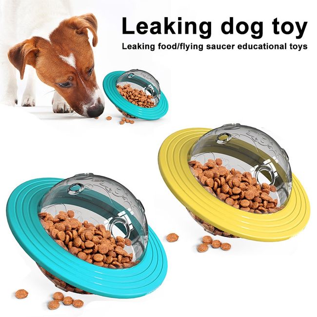 Pet Bite-resistant Dog Toy Dog UFO Toys Pet Food Bowl Snacks Feeder Supplies