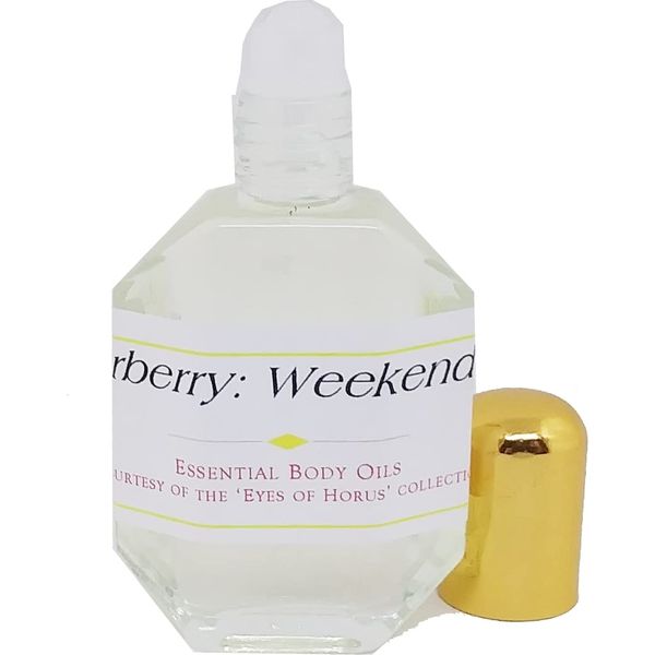 Barnberry: Weekend - Type For Men Scented Body Oil Fragrance [Roll-On - Light Gold - 1/2 oz.] - ID#24613