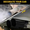 Car Rear Dual Exhaust Pipe Tail Muffler Tip Auto Accessories Replace Kit EOA