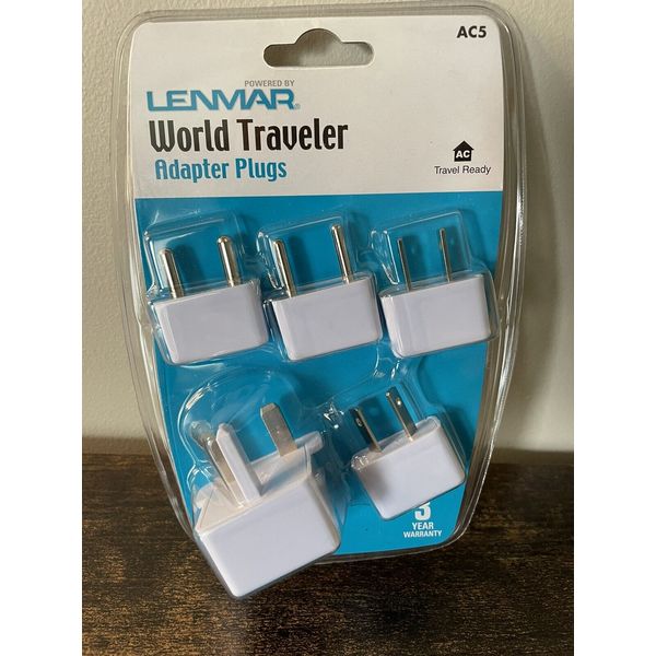 AC adapter plugs. World Travel plug Set. BEST ! NEW, Sealed !