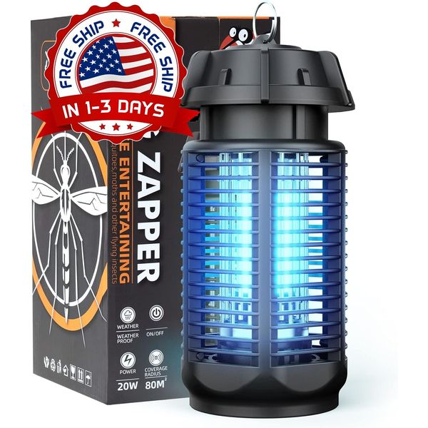 Mata Moscas Trampa Killer LAMPARA eléctrico Mosquitos Exterminador De Insectos..