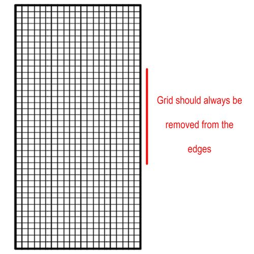 Fotodiox Pro, 48x72 Eggcrate Grid, fits Fotodiox Pro 48x72 Softbox - 50 Degree Grid (Each Grid Size: 2"(w) x2(l) x1.5(h))