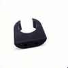 Baseball Bat Display Holder Bracket - Vertical Wall Mounted Hanger - Black