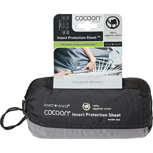 Cocoon Insect Protection Sheet Travel Textile Single grey 2018
