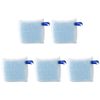 Marna K129B Sponge, Sparkling Sponge, Multi, Blue, Set of 5