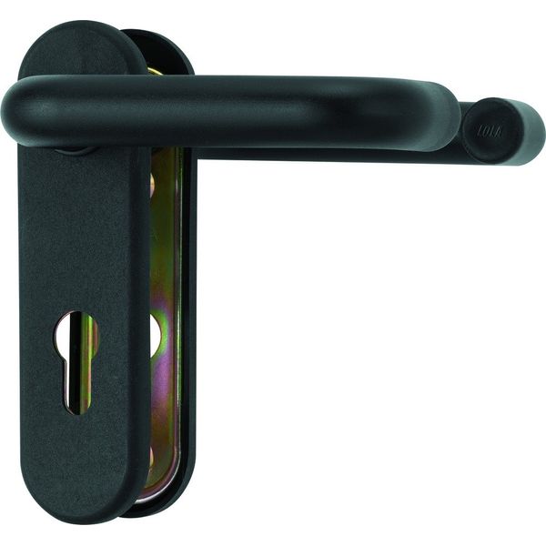 ABUS KFG 279775 Door Handle Both-Sided SB-Header Protective Coating Round