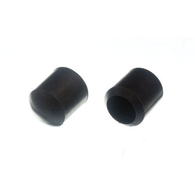 4 x Chair FERRULES Black Rubber Floor Protector Stick Ends 19MM 3/4 inch