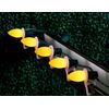 Novelty Lights 25 Pack C9 Ceramic Outdoor Christmas Replacement Bulbs, Yellow, E17/C9 Intermediate Base, 7 Watt