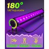 2 Pack 42W LED Black Light Bar, Blacklight with 6FT Cord+Switch+Plug, Glow in