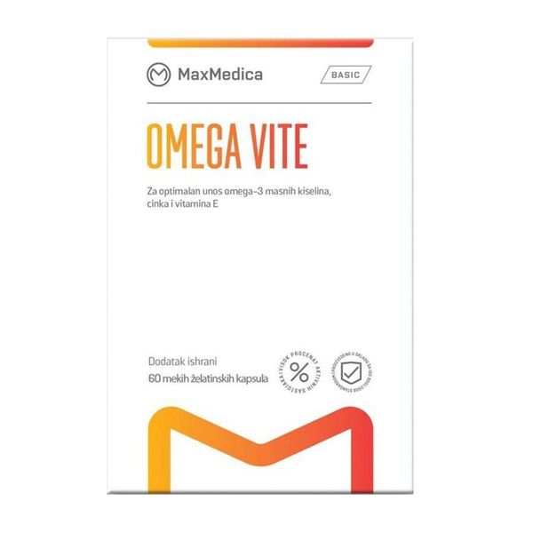 MaxMedica Omega Vite capsules A60