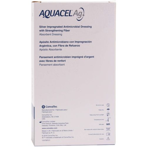 ConvaTec Aquacel Silver Dressing Rope, 3/4" x 18", 5 Count