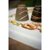Vervaco Tablecloth Kit, Cotton, off- white, 80x80 cm