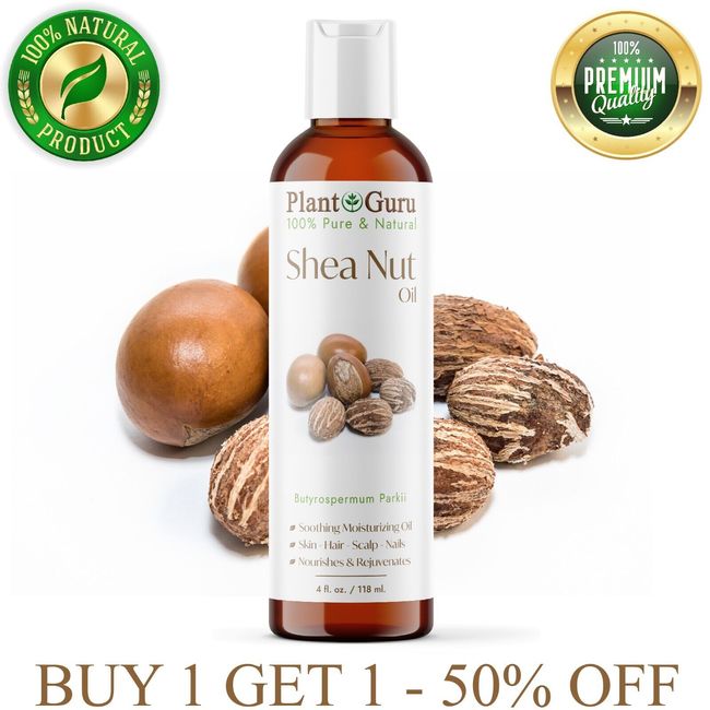 Raw African Shea Nut Butter Oil 4 oz. 100% Pure Natural Unrefined