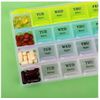 Large Weekly Pill Box Organizer Convenient For Vitamins&Supplements&Medication