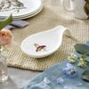 Wrendale Designs Royal Worcester Ceramic Spoon Rest "He is Funghi" Mouse”, White