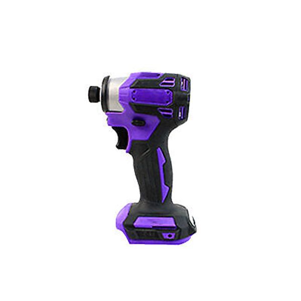 Impact Set Household Lithium Screwdriver Electric Hand Drill Power Purple