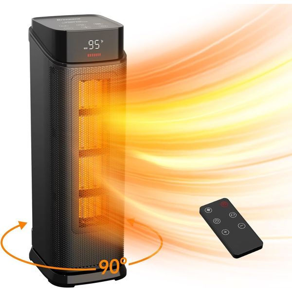 BREEZOME Indoor Space Heater, 1500W PTC Household Electric Heater