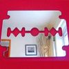 Servewell Razor Blade Wall Mirror - 20 x 15 cm