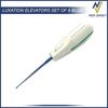 Set of 8 Dental Luxating Elevators Luxation Root Elevators Titanium Blue Tips
