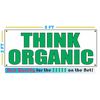 Think Organic 2x5 Banner Sign