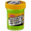 Berkley PowerBait Glitter Trout Bait, Chartreuse, Fishing Dough Bait, Scent Dispersion Technology, Irresistible Scent and Flavor, Moldable and Easy to Use